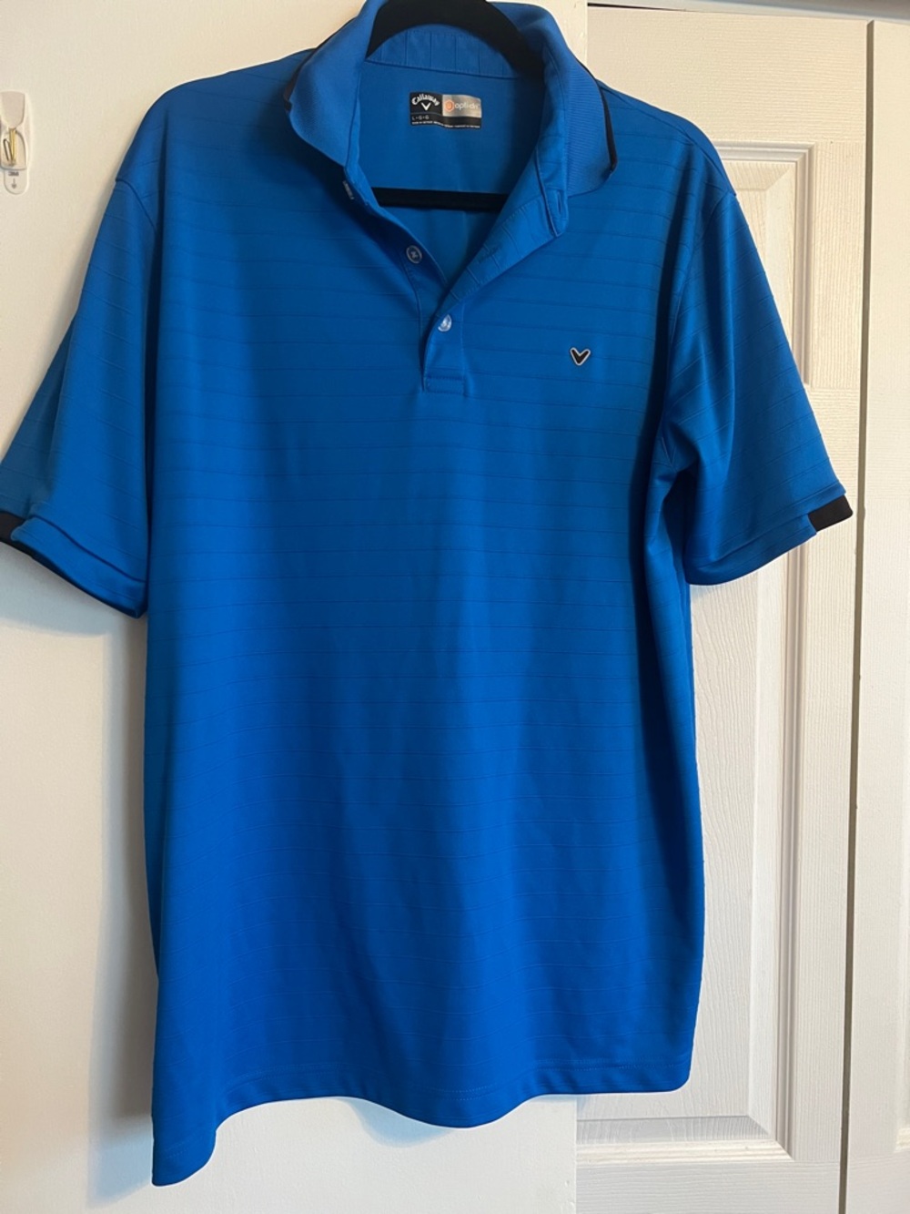 Callaway Men’s Royal Blue Golf Polo with Black Trim